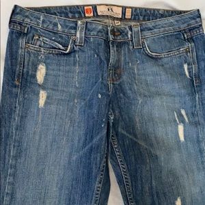 Juicy Couture blue jeans cropped denim pants